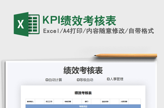 2022KPI績效考核表免費下載