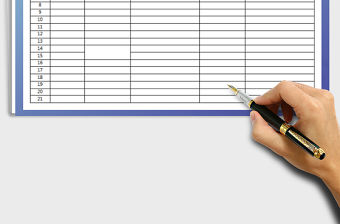 2022項目費用收支表（自動計算）免費下載