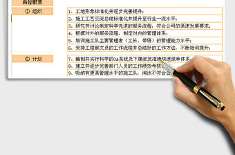 2022工程主管崗位職責免費下載