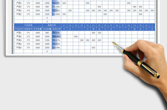 2021生產任務分析報表免費下載