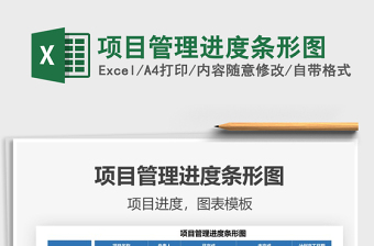 2022項(xiàng)目管理進(jìn)度條形圖免費(fèi)下載