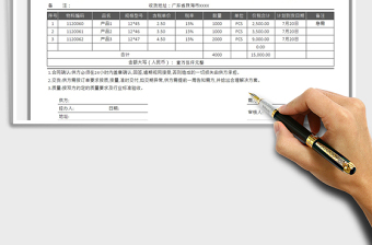 2021企业通用往来购销合同采购订单免费下载