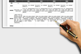 2021教學(xué)計劃表免費下載