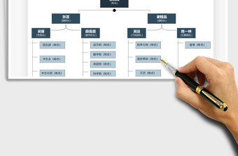 2021学校组织架构图免费下载