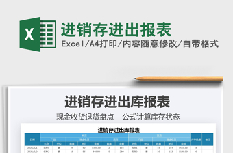 2022進銷存進出報表免費下載