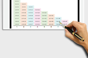 2021九九乘法表免費下載