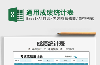 2021通用成績(jī)統(tǒng)計(jì)表免費(fèi)下載