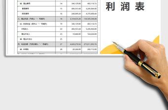 2022利潤表免費下載