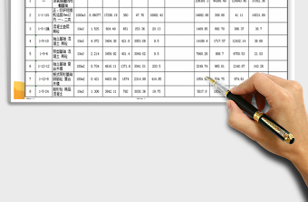 2022工程预算表免费下载