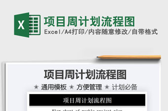 2022項目周計劃流程圖免費下載