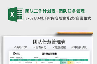 2021團隊工作計劃表-團隊任務管理免費下載