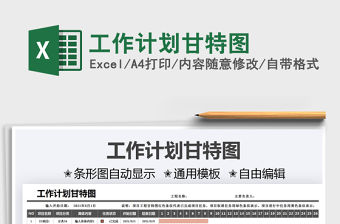 2022工作計劃甘特圖免費下載