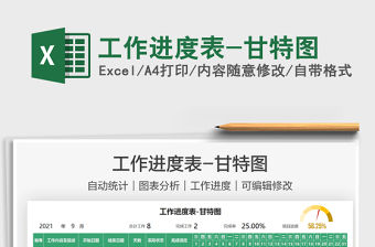 2021工作進(jìn)度表-甘特圖免費(fèi)下載