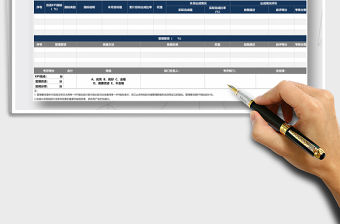 2022部門KPI績效考核表模板免費下載