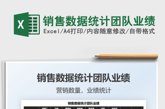 2021銷售數(shù)據(jù)統(tǒng)計團隊業(yè)績免費下載