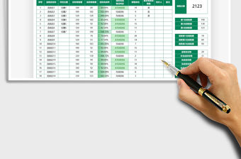 2022店鋪銷售情況一覽表免費下載