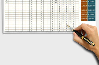 2022倉庫進銷存明細表（自動管理）免費下載