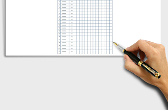 2022学生考试成绩统计表Excel模板免费下载