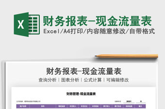 2021財(cái)務(wù)報(bào)表-現(xiàn)金流量表免費(fèi)下載