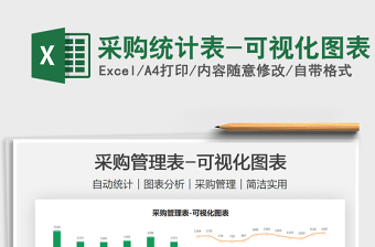 2021采購統(tǒng)計(jì)表-可視化圖表免費(fèi)下載
