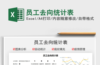 2021員工去向統(tǒng)計(jì)表免費(fèi)下載