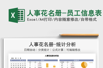 2022人事花名冊(cè)-員工信息表免費(fèi)下載