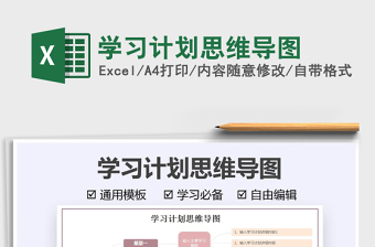 2021學(xué)習(xí)計(jì)劃思維導(dǎo)圖免費(fèi)下載