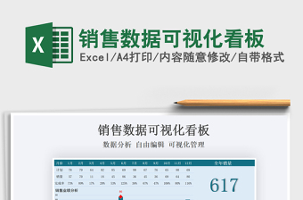 2021銷售數(shù)據(jù)可視化看板免費下載