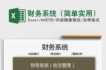 2021財(cái)務(wù)系統(tǒng)（簡(jiǎn)單實(shí)用）免費(fèi)下載