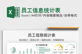 2022員工信息統(tǒng)計表免費下載