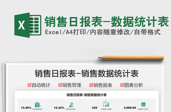 2022銷售日報表-數(shù)據(jù)統(tǒng)計表免費下載