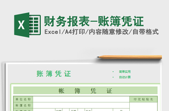 2022財(cái)務(wù)報(bào)表-賬簿憑證免費(fèi)下載