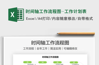 2021時間軸工作流程圖-工作計劃表免費下載