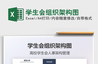 2021學(xué)生會(huì)組織架構(gòu)圖免費(fèi)下載