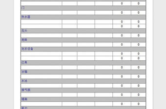 2022廚房裝修費用清單免費下載