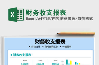 2022財務收支報表免費下載