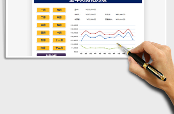 2022全年财务记账表免费下载