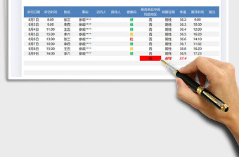 2021疫情期間外來訪客登記表免費下載