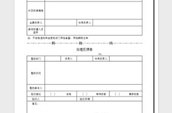 2022安全檢查不合格通知單免費下載