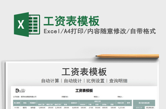 2021工資表模板免費(fèi)下載