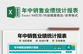 2022年中銷售業(yè)績(jī)統(tǒng)計(jì)報(bào)表免費(fèi)下載