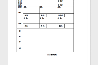 2022离职申请表免费下载