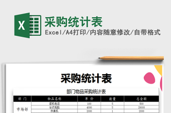 2022采購(gòu)統(tǒng)計(jì)表免費(fèi)下載