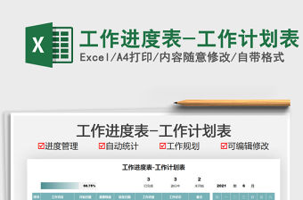 2022工作進(jìn)度表-工作計(jì)劃表免費(fèi)下載