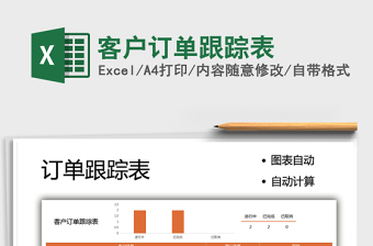 2022客户订单跟踪表