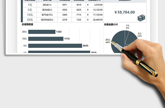 2021促销优惠券使用统计表免费下载