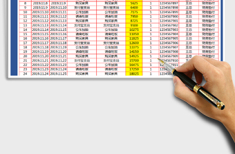 2022财务报表对账单免费下载