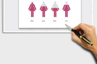 2022EXCEL創(chuàng)意柱形圖（人形占比）免費(fèi)下載