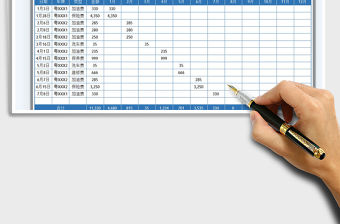 2021年度車輛費用記錄統計免費下載