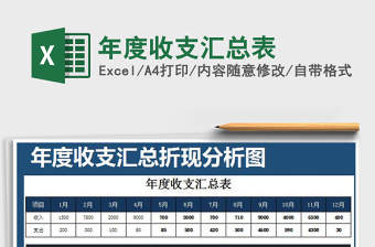 2022年度收支匯總表免費(fèi)下載